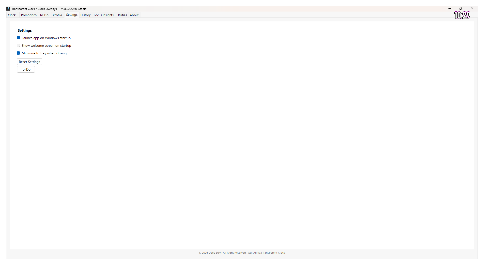 Dashboard preview
